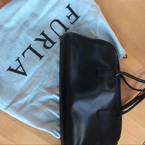 Furla double zip shoulder bag